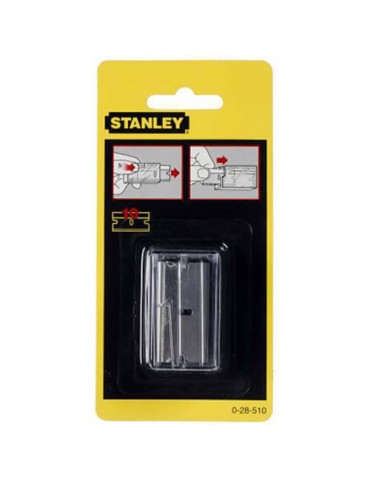 Лезо запасне довжиною 40 мм до скребка по стеклах 0-28-500, 10 штук STANLEY 0-28-510