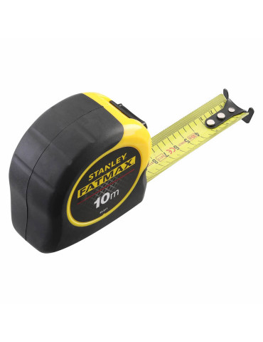 Рулетка вимірювальна FatMax Blade Armor довжина 10 м, ширина 32 мм в корпусі з АВС-пластика STANLEY 0-33-811