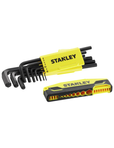 Набір з деcяти шестигранних метричних ключів HEX GRIP STANLEY 0-89-904