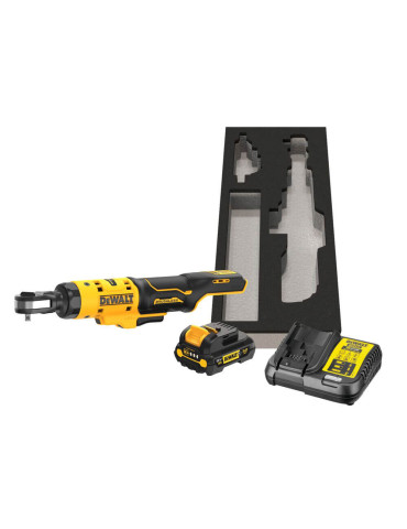 Гайкокрут кутовий - ключ-храповик акумуляторний безщітковий DeWALT DCF504L1G