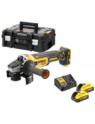 Шліфмашина кутова - болгарка акумуляторна безщіткова DeWALT DCG405H2T