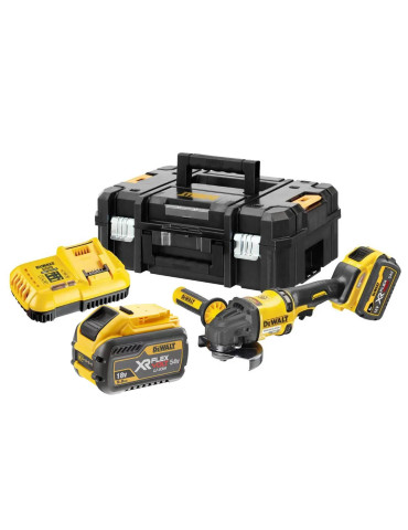 Шліфмашина кутова - болгарка акумуляторна безщіткова DeWALT DCG418X2