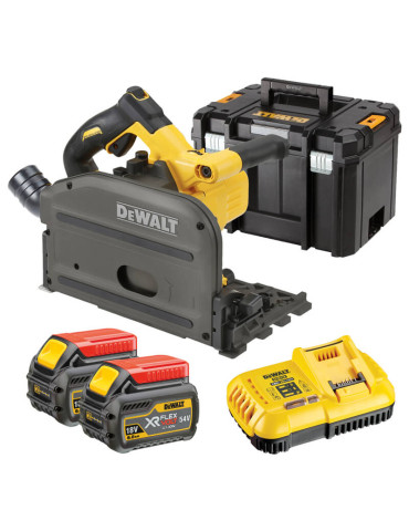 Пила дискова занурювальна акумуляторна DeWALT DCS520T2