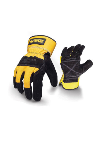 Рукавички універсальні, з шкіряною долонею та пальцями DeWALT DPG41L
