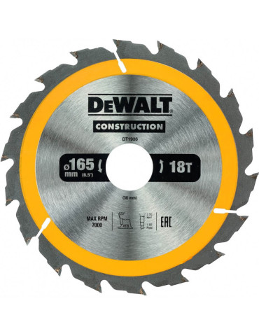 Диск пилковий CONSTRUCTION DeWALT DT1936