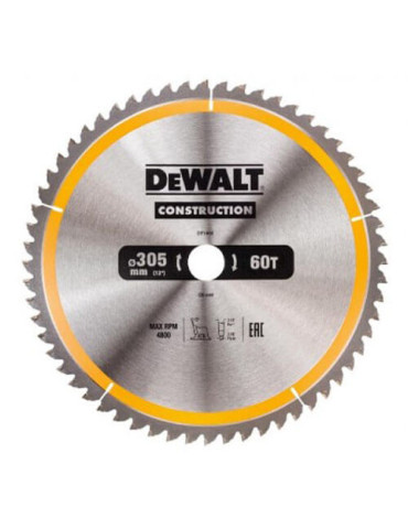 Диск пилковий СONSTRUCTION DeWALT DT1960
