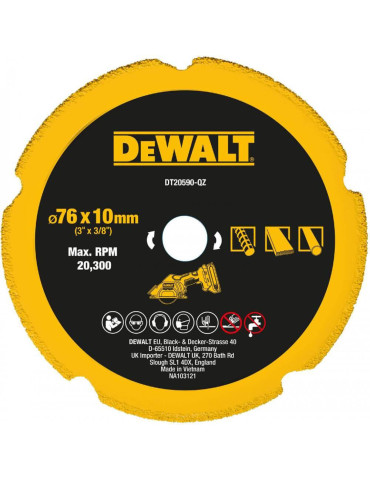 Диск алмазний DeWALT DT20590