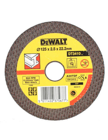 Круг відрізний DeWALT DT3410-QZ
