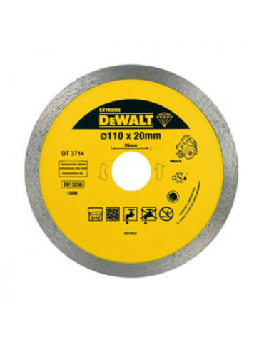 Диск алмазний DeWALT DT3714