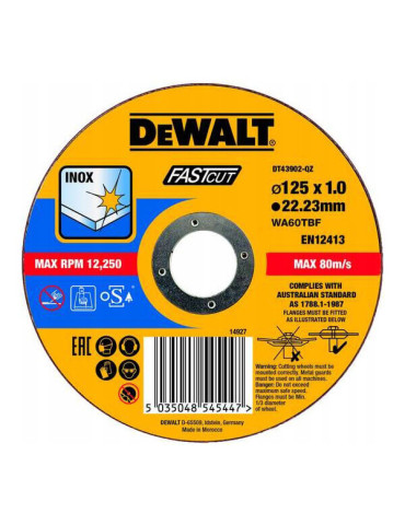 Круг відрізний DeWALT DT43902