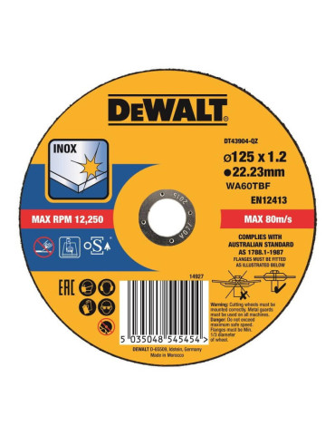 Круг відрізний EXTREME DeWALT DT43904