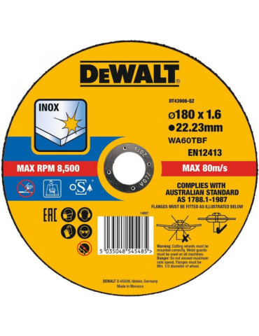 Круг відрізний EXTREME DeWALT DT43908