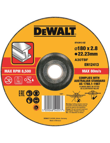 Круг відрізний DeWALT DT43912