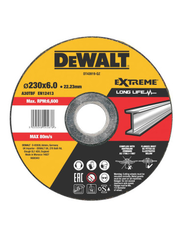 Круг шліфувальний EXTREME DeWALT DT43919