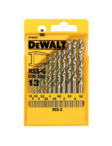Набір свердел по металу DeWALT DT5922