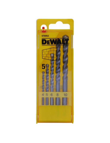 Набор свердел по бетону, цеглі, каменю DeWALT DT6952