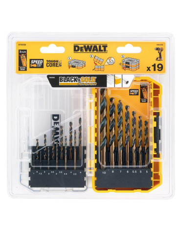 Набір свердел по металу DeWALT DT70728