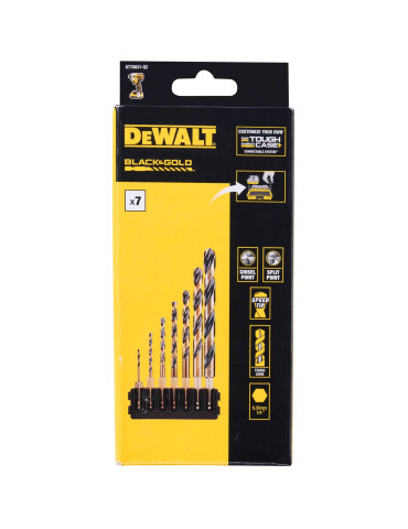 Касета зі свердлами по металу DeWALT DT70831