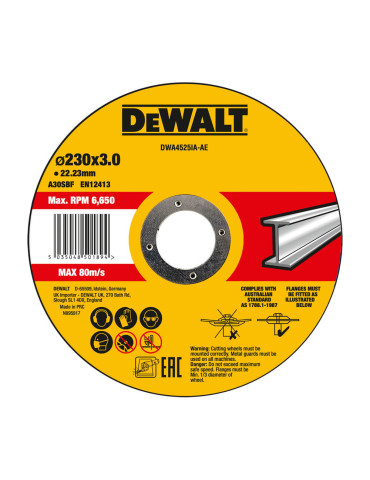 Круг відрізний HIGH PERFORMANCE DeWALT DWA4525IA