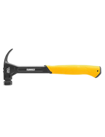 Молоток CURVE-CLAW, суцільнометалевий, вага головки 567 г DeWALT DWHT51009-0