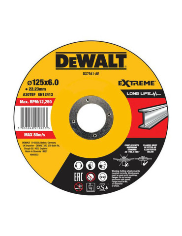 Круг шліфувальний EXTREME DeWALT DX7941