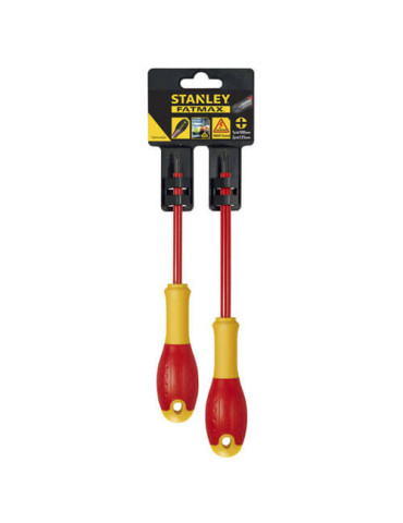 Набір з двох ізольованих викруток для електриків FatMax VDE 1000V STANLEY FMHT0-62648