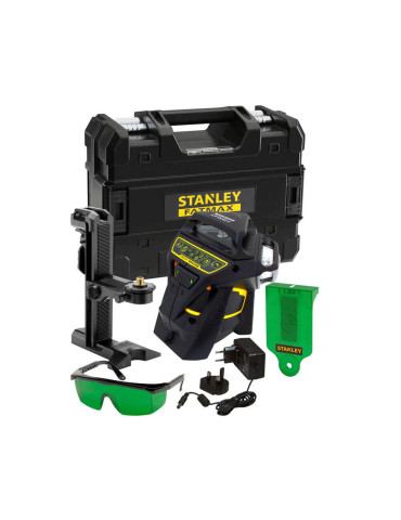 Рівень лазерний FatMax®MultilineGreen трипроменевий площинний самовирівнюючий, чемодан STANLEY FMHT1-77356