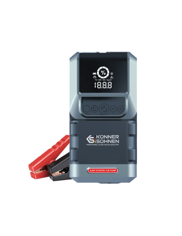 Пусковий пристрій KS JSP-1300, 16000 мА·г 650А/1300 A USB 2 x 5 V/3 A LED Jump starter
