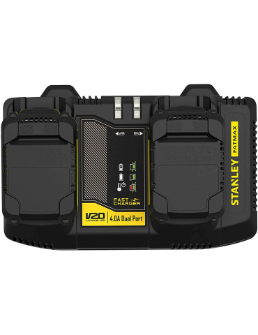 Зарядний пристрій на 2 акумулятора 18В STANLEY FATMAX SFMCB24