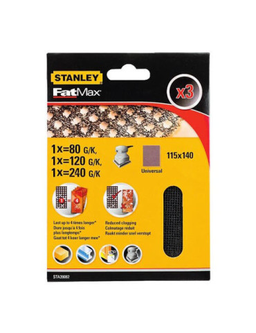 Сетка шлифовальная STANLEY STA39082