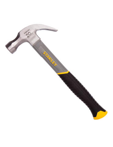 Молоток Fiberglass з вагою головки 570 г, з загнутим цвяходером STANLEY STHT0-51310