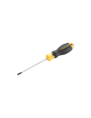 Викрутка Cushion Grip довжиною 100 мм з паралельним жалом під шліц SL 4.0 STANLEY STHT16195-0