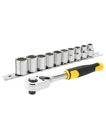 Набір головок торцевих 3/8 з одинадцяти предметів STANLEY STMT82670-0