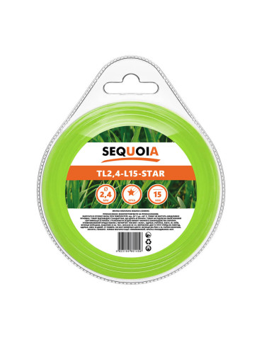 Косильна жилка SEQUOIA TL2.4-L15-Star