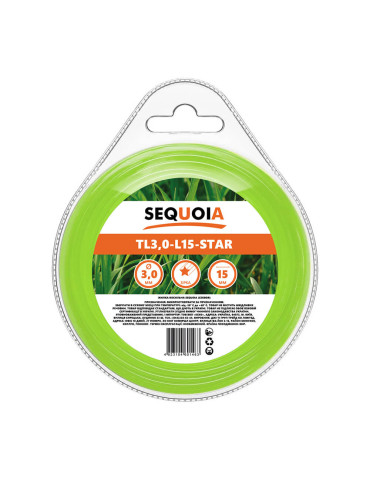 Косильна жилка SEQUOIA TL3.0-L15-Star