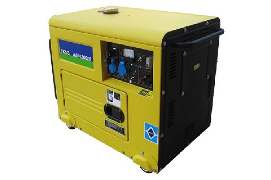 Дизельный генератор 4 кВт AKSA AAP4200DE в кожухе