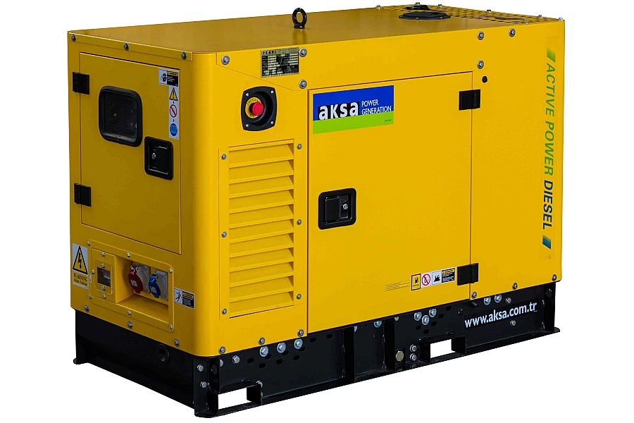 Дизель генератор 15 кВт AKSA APD20MA у кожусі