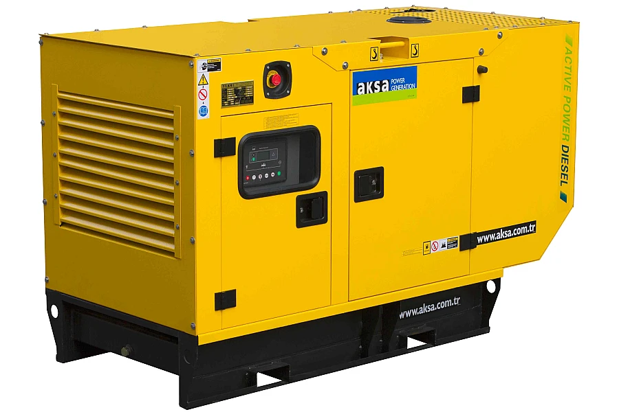 Дизель генератор 20 кВт AKSA APD25A у кожусі