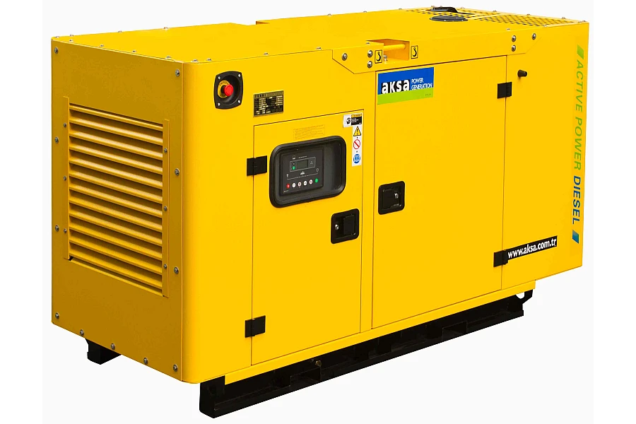 Дизель генератор 30 кВт AKSA APD40A у кожусі