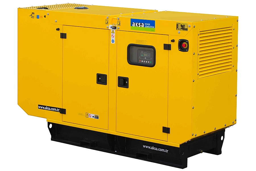 Дизель генератор 40 кВт AKSA APD50A у кожусі