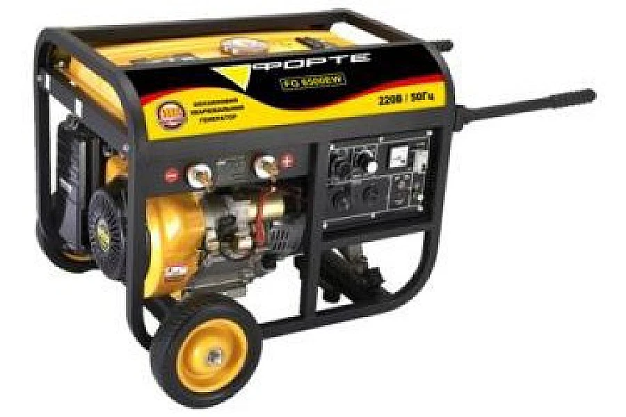 Генератор бензиновий5 кВт Forte FG6500EW відкритий