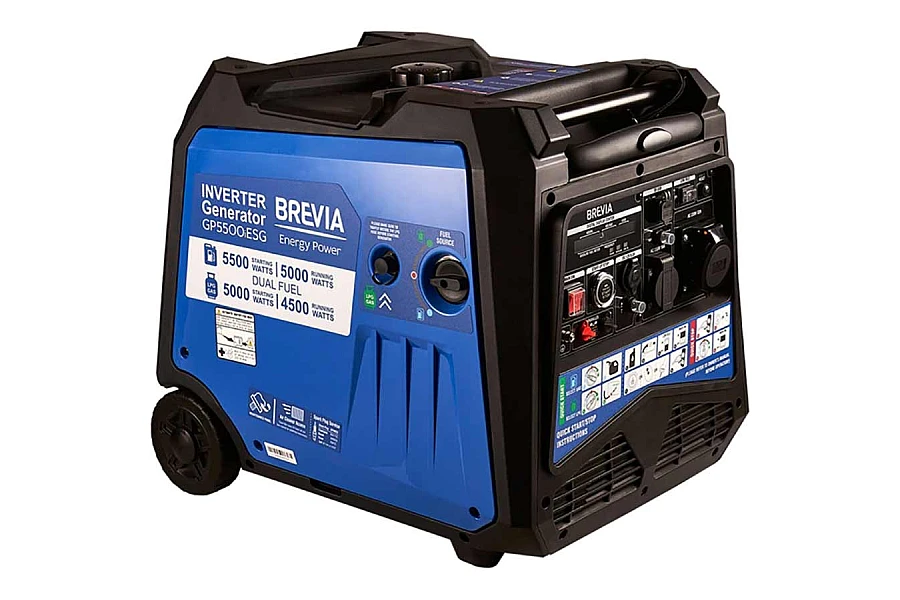 Інверторний генератор гібридний BREVIA GP5500iESG