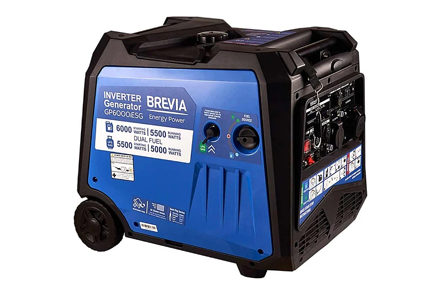 Інверторний генератор гібридний BREVIA GP6000iESG