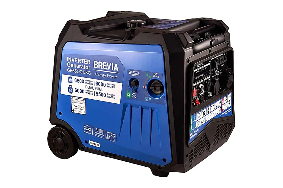 Інверторний генератор гібридний BREVIA GP6500iESG