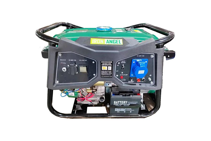 Бензиновий генератор Iron Angel EG 5500 ME