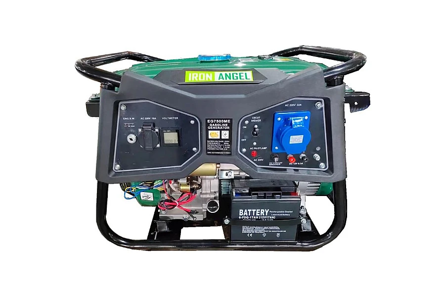 Бензиновий генератор Iron Angel EG 7500 ME