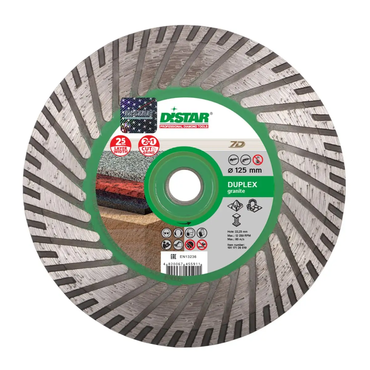DISTAR Turbo - 125 M14F Duplex Круг алмазний
