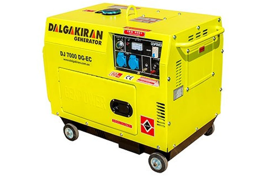 Електрогенератор дизельний 5 кВт DALGAKIRAN DJ7000DG-EC у кожусі
