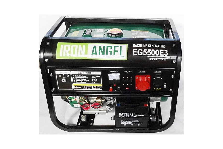 Бензиновий генератор Iron Angel EG 5500E3