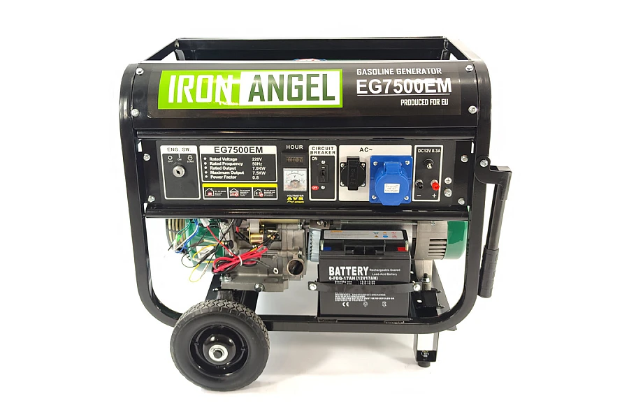 Бензиновий генератор Iron Angel EG 7500 EМ
